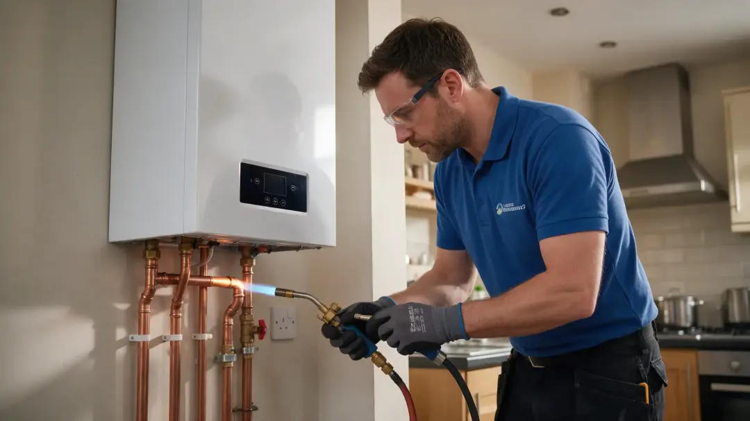 Professional boiler installation assessment