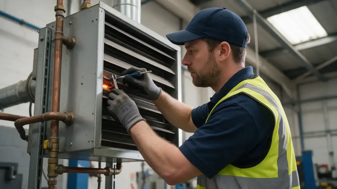 Commercial heating equipment maintenance